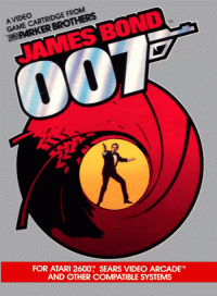 007 James Bond Atari 2600 US box art